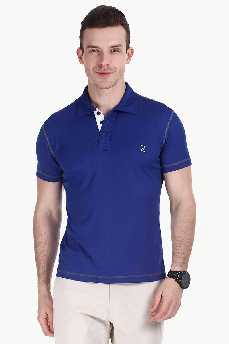 Performance Wear Contrast Placket Polo