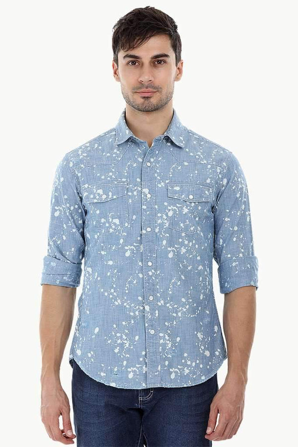 Washed Splatter Paint Shirt