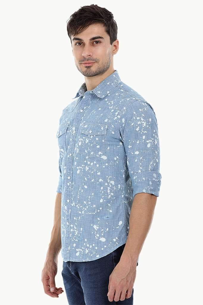 Washed Splatter Paint Shirt