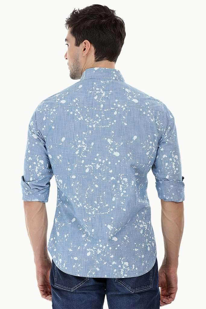 Washed Splatter Paint Shirt