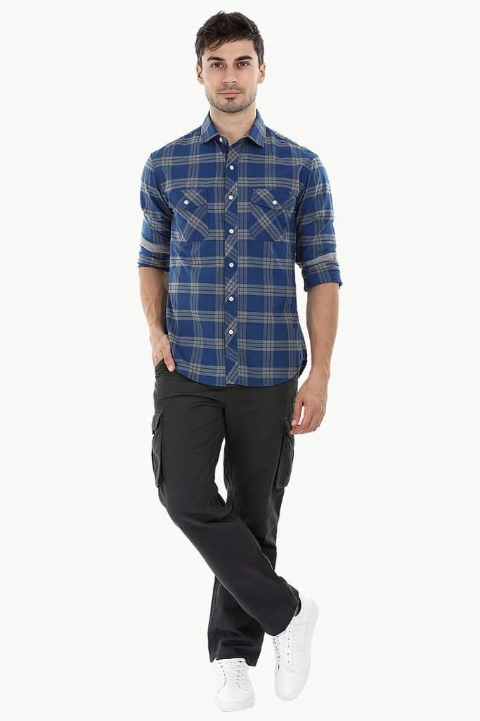 Twin Pocket Check Shirt