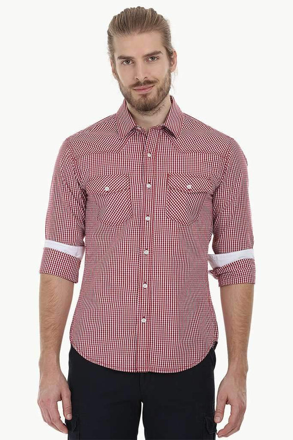 Casual Gingham Shirt