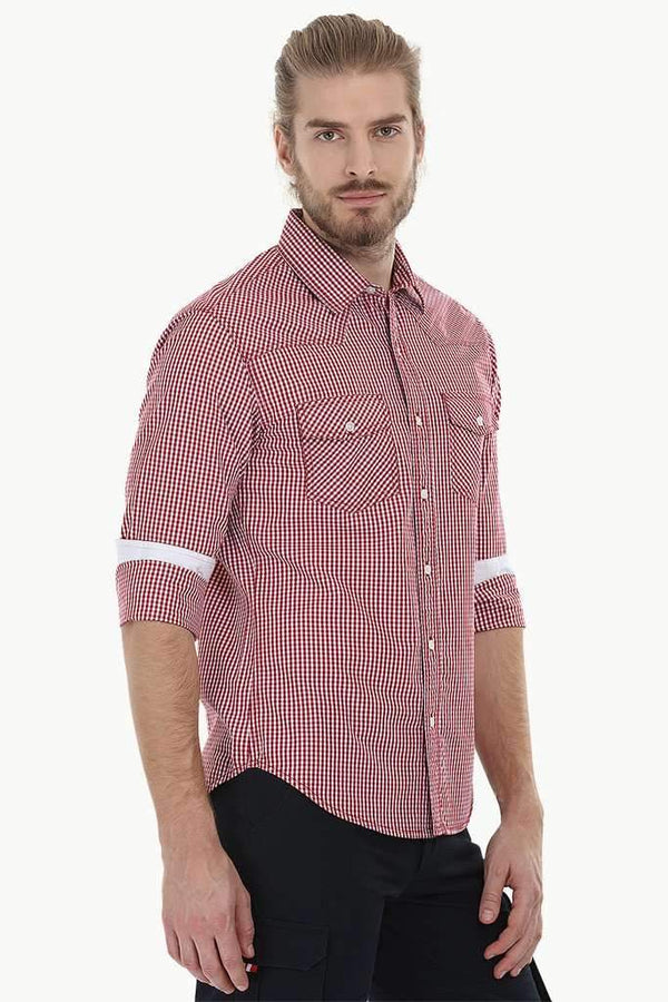 Casual Gingham Shirt