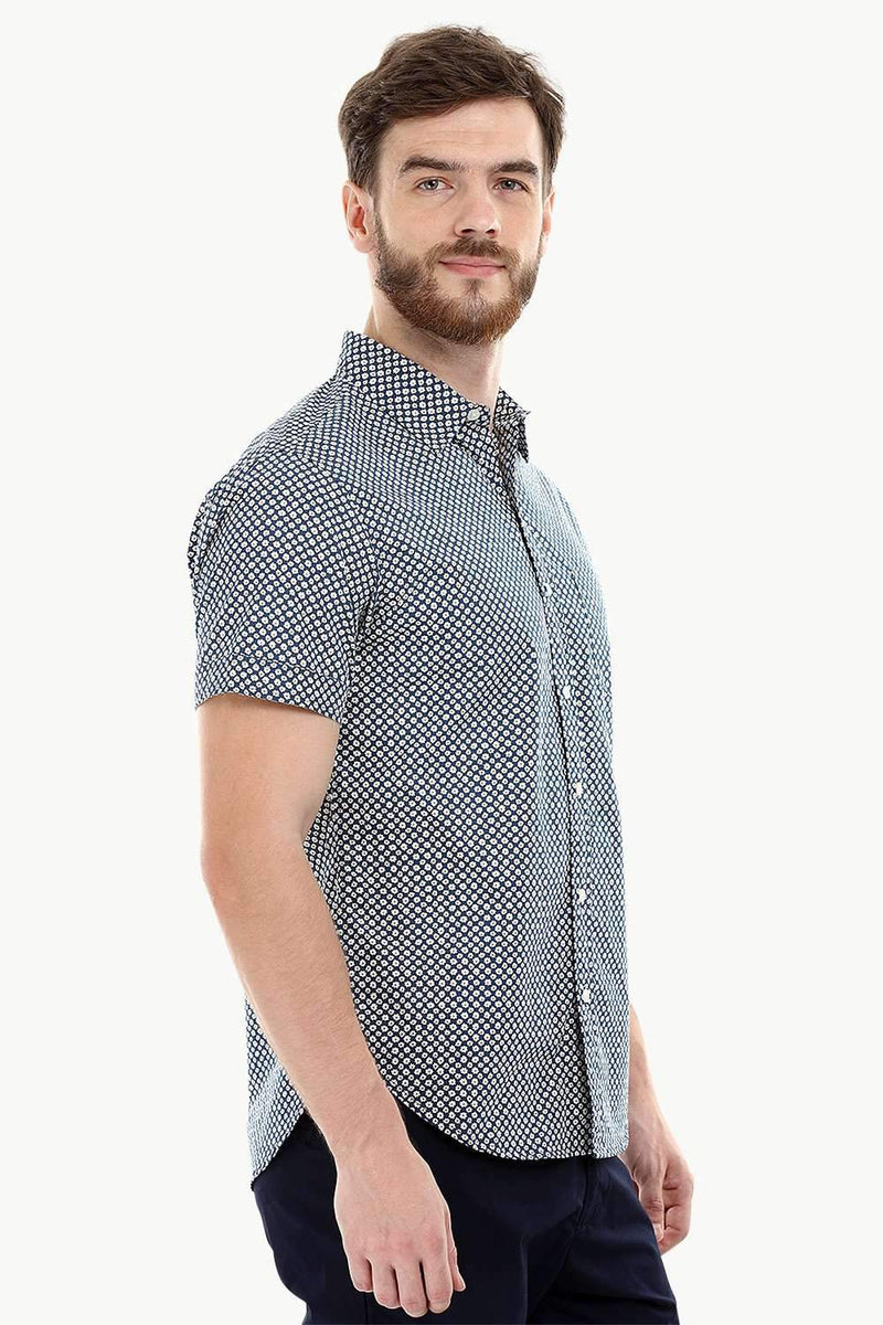 Mini Flower Print Miami Shirt