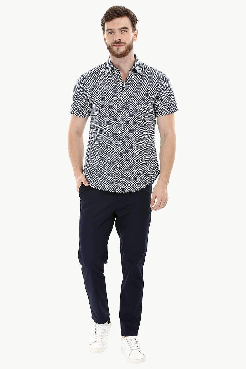 Mini Flower Print Miami Shirt