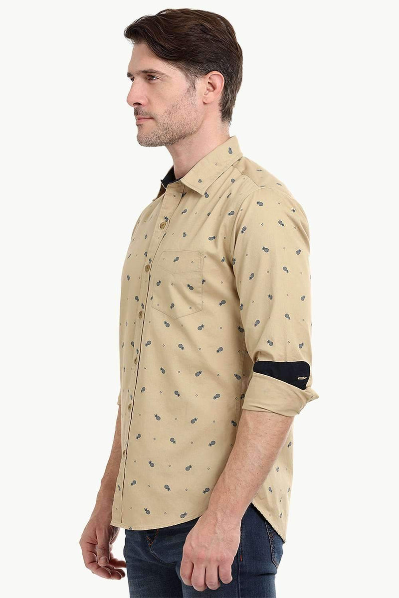 Men's Pineapple Print Shirt