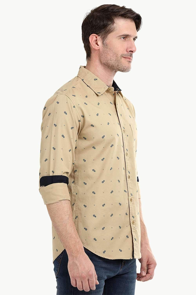 Men's Pineapple Print Shirt