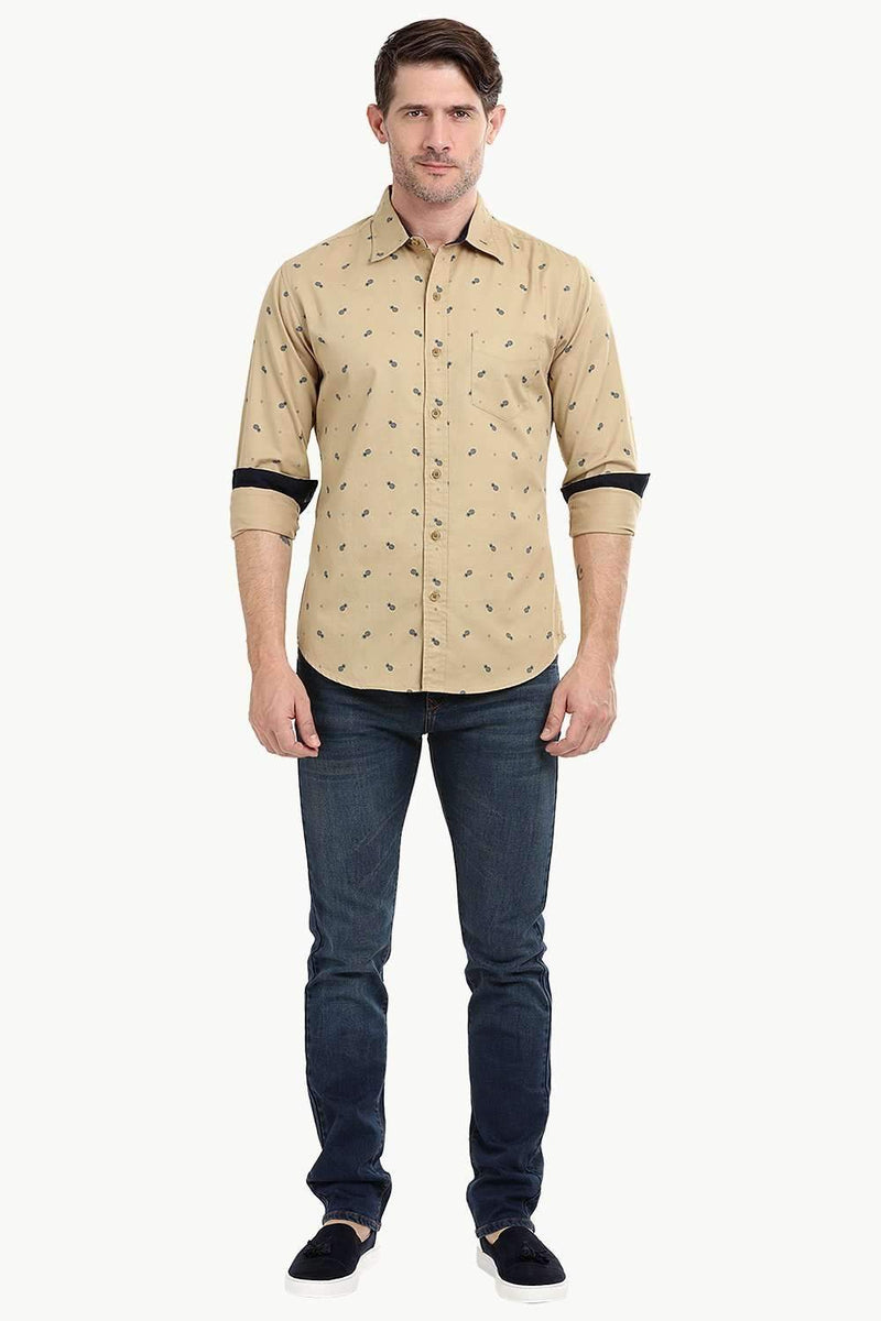 Men's Pineapple Print Shirt