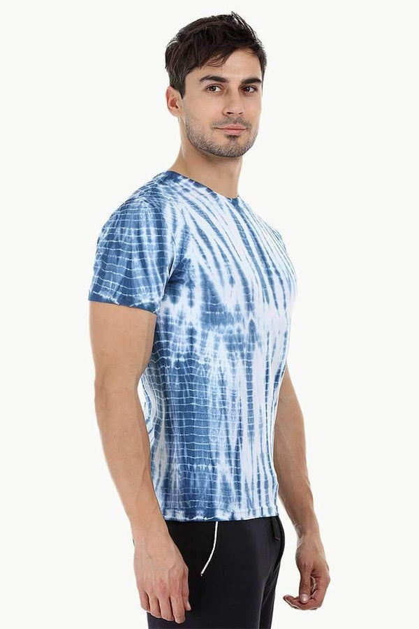 Linear Tie Dye Stripe T-Shirt