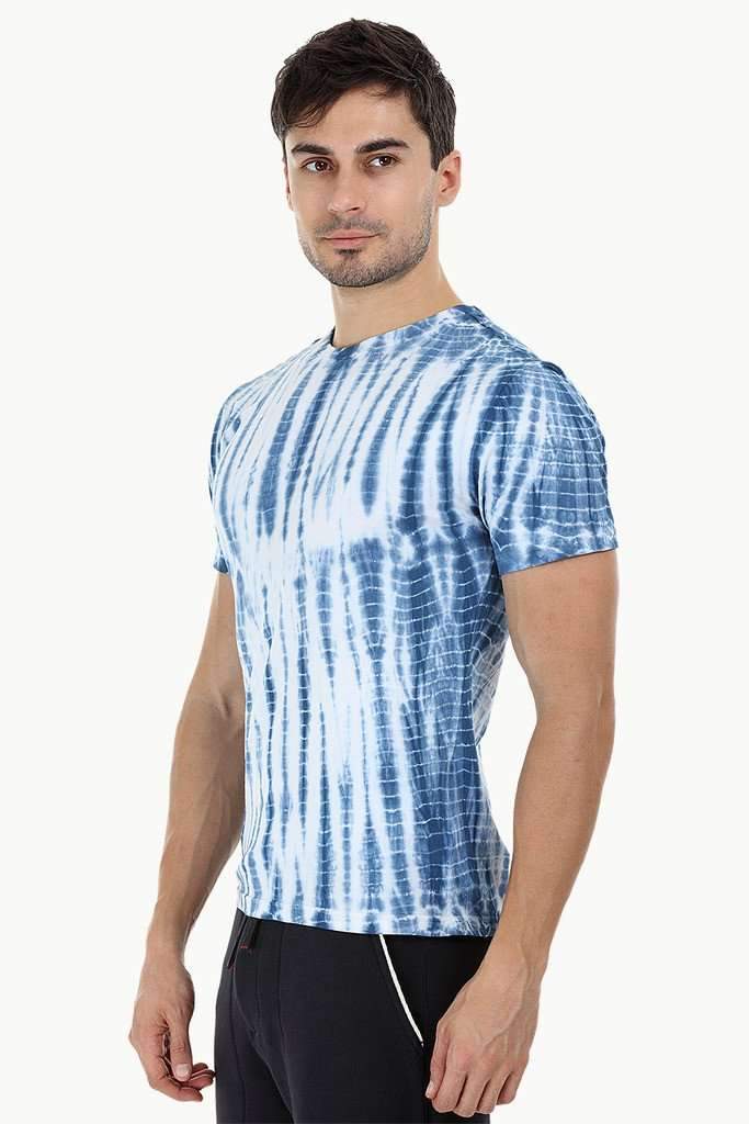 Linear Tie Dye Stripe T-Shirt