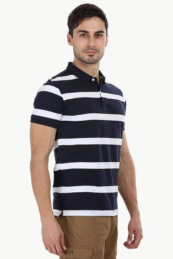 City Striped Polo T-Shirt