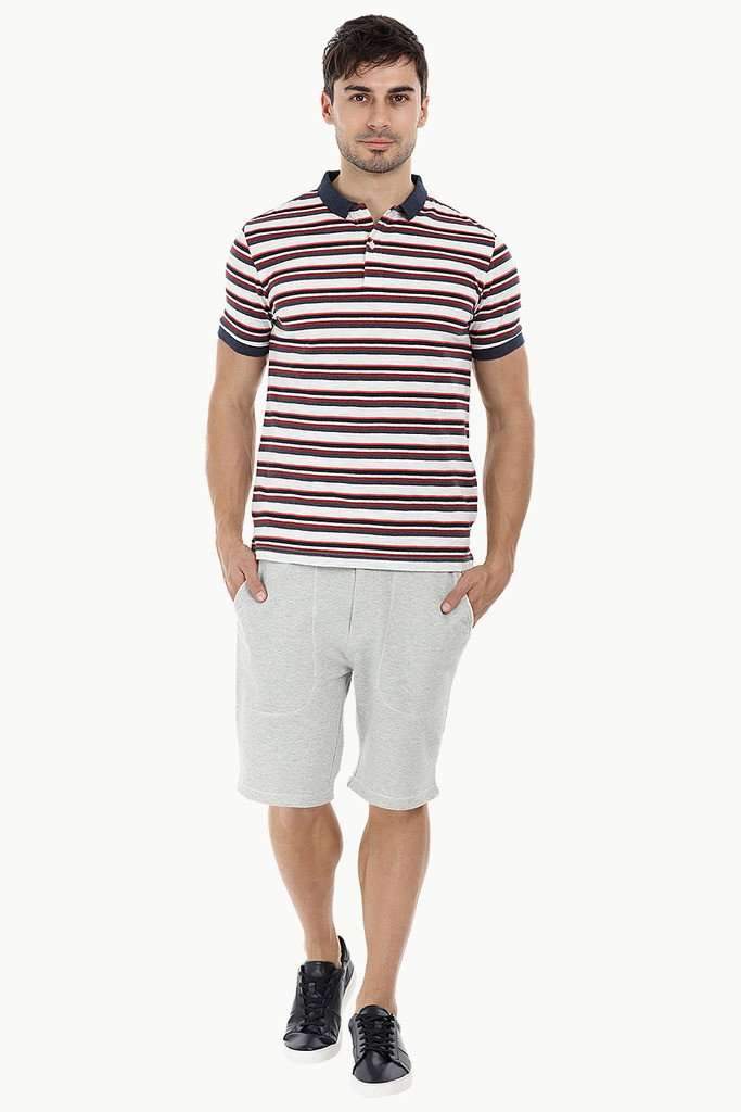 City Striped Polo T-Shirt