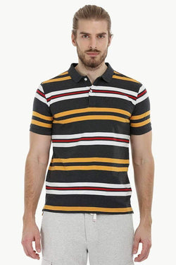 City Striped Polo T-Shirt