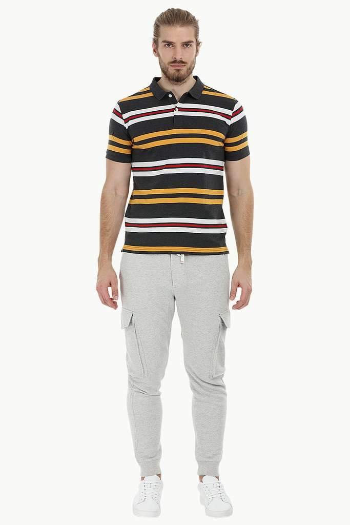 City Striped Polo T-Shirt