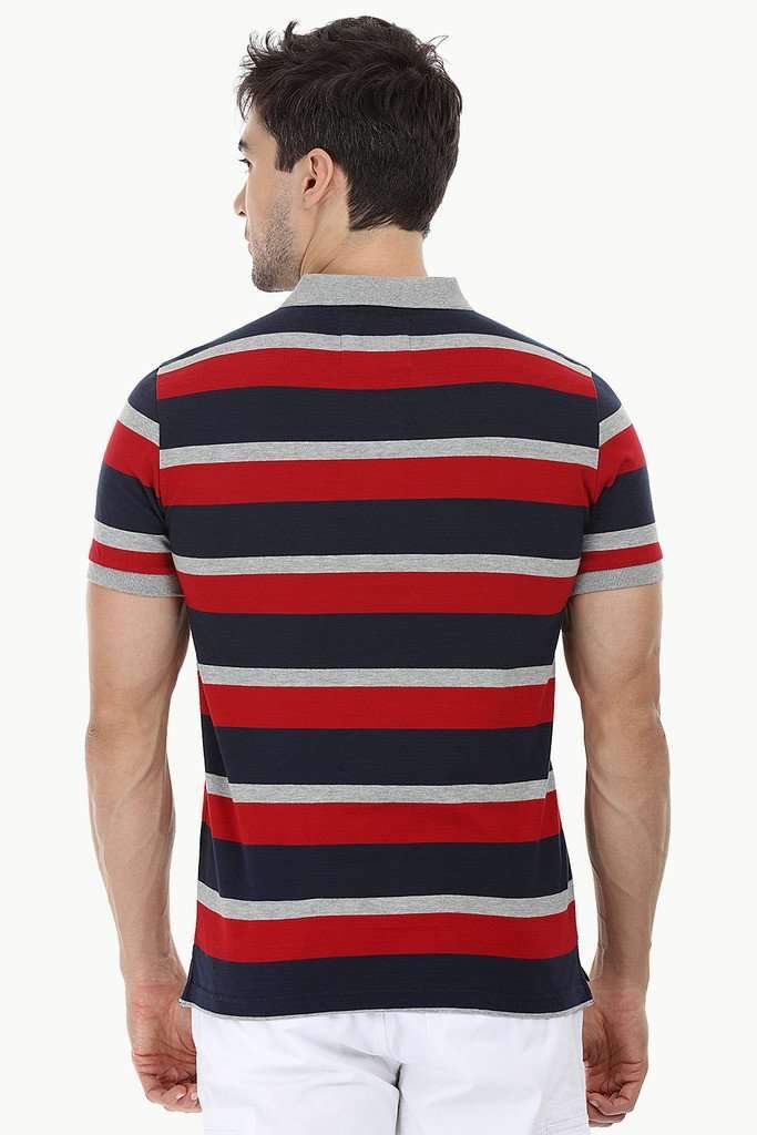 City Striped Polo T-Shirt