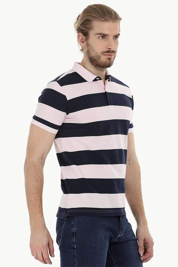 City Striped Polo T-Shirt