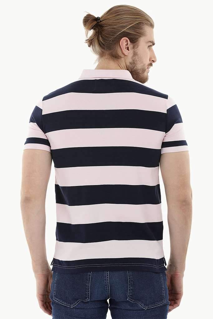 City Striped Polo T-Shirt