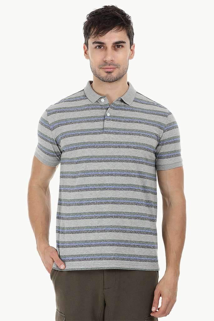 City Striped Polo T-Shirt