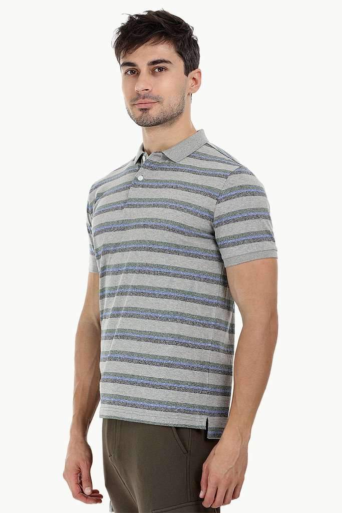 City Striped Polo T-Shirt