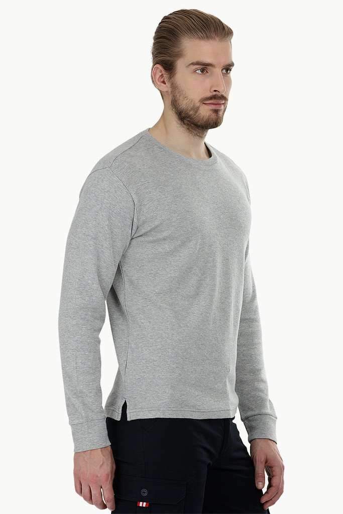 Lightweight  Rice Knit Sweatshirt