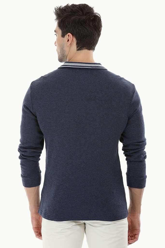 Lightweight Mock Collar Sweatshirt