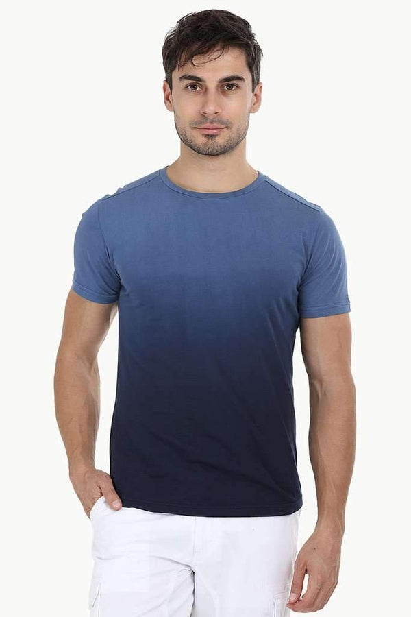 Casual Ombre Dyed T-Shirt