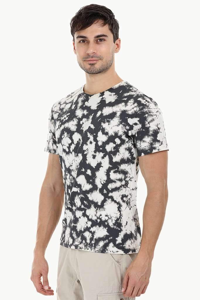 Blotch Effect Tie Dye T-Shirt