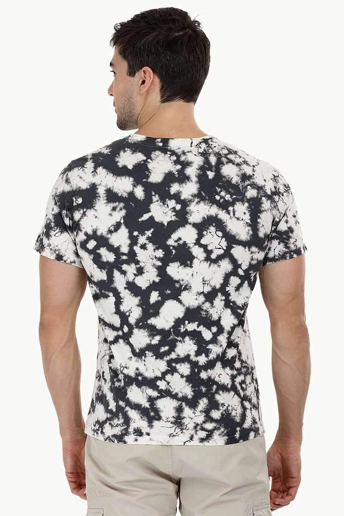 Blotch Effect Tie Dye T-Shirt