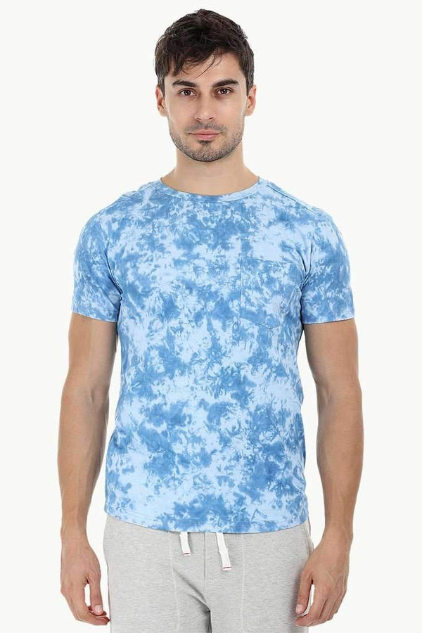 Blotch Effect Tie Dye T-Shirt