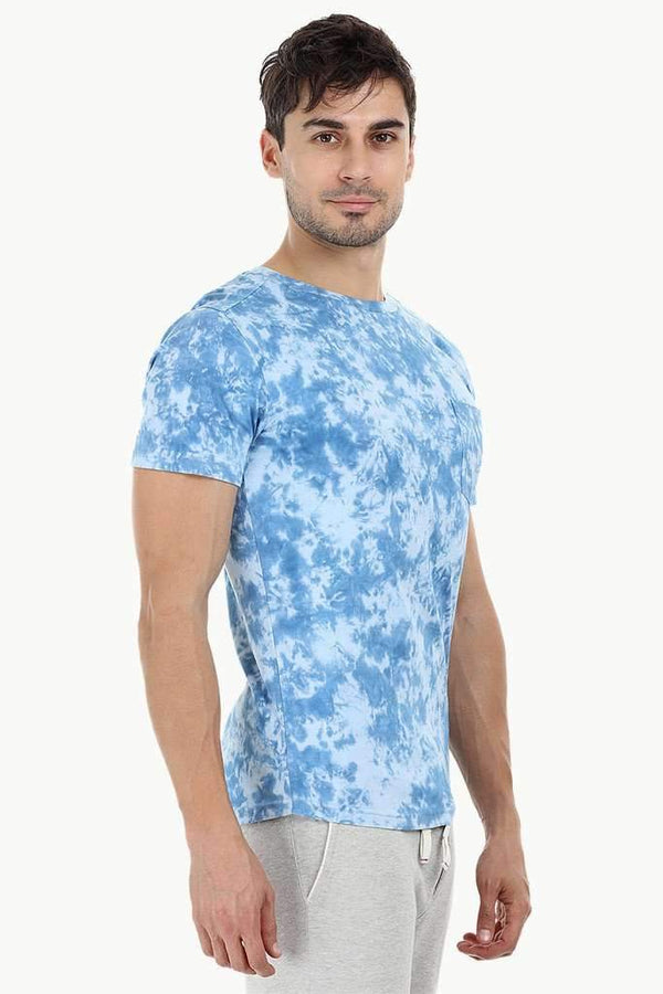 Blotch Effect Tie Dye T-Shirt