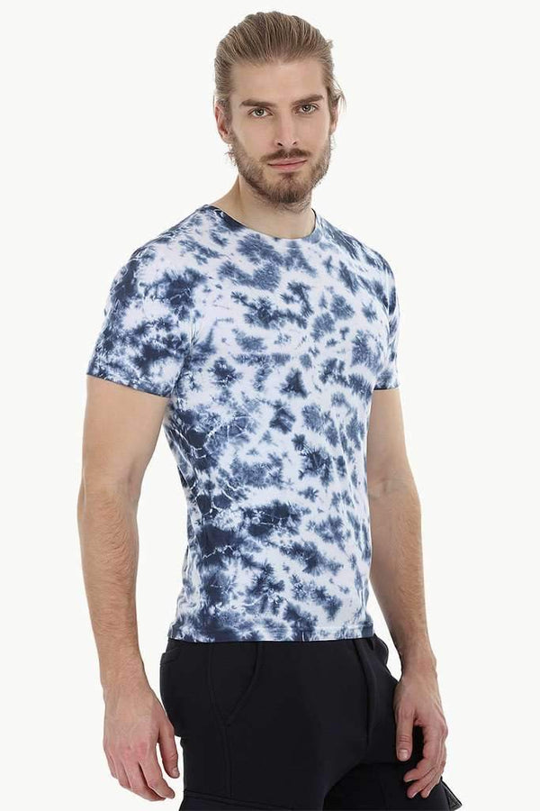 Blotch Effect Tie Dye T-Shirt