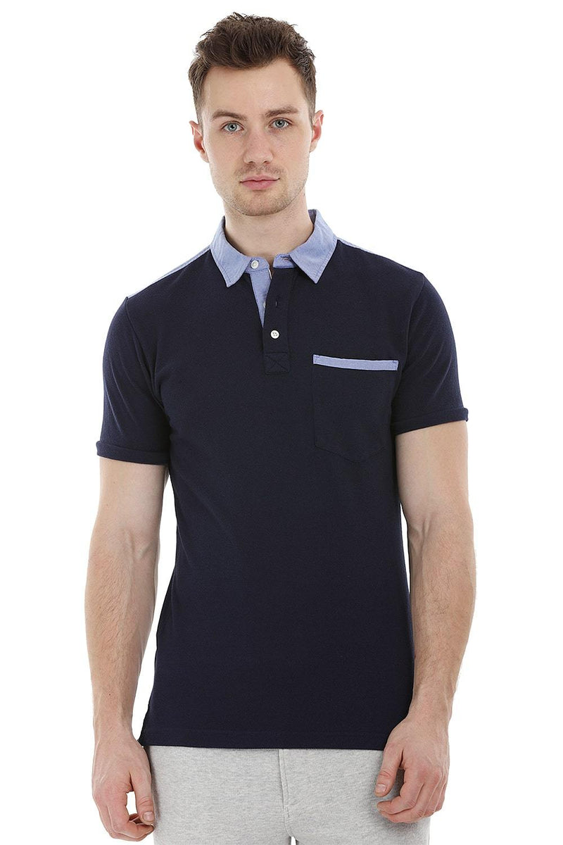 Pique Navy Polo T-shirt