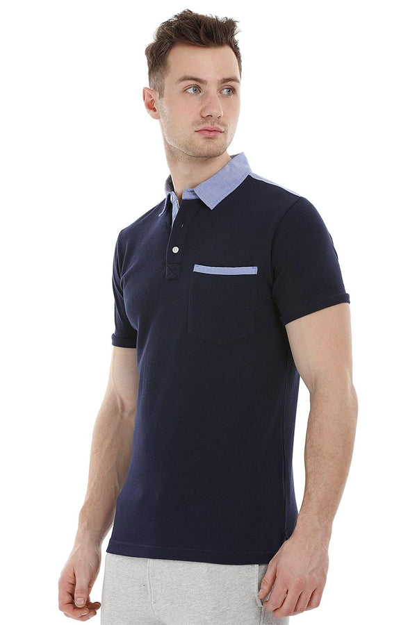 Pique Navy Polo T-shirt