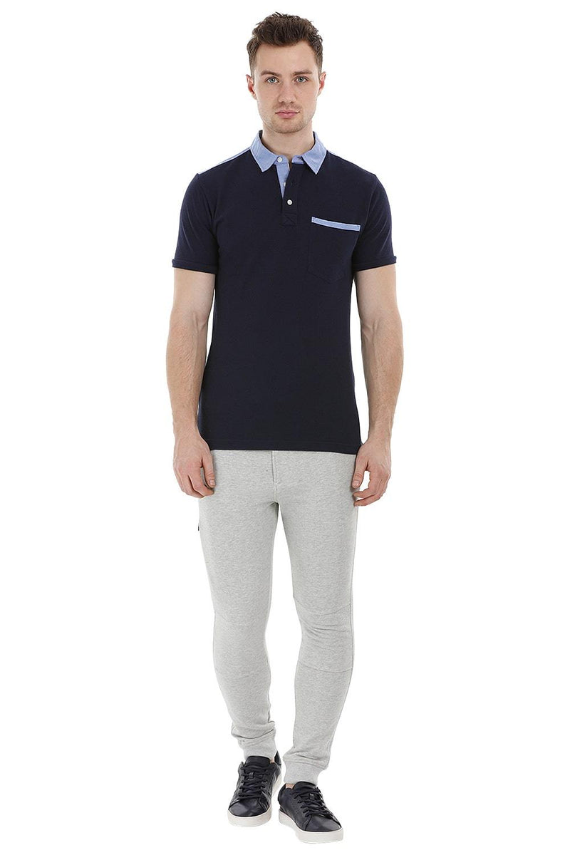 Pique Navy Polo T-shirt