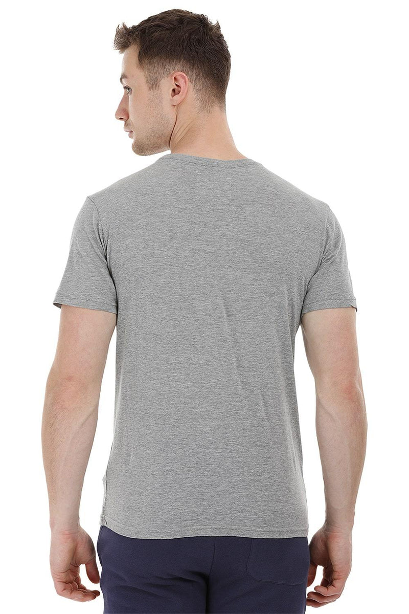 Grey Contrast Pocket T-Shirt