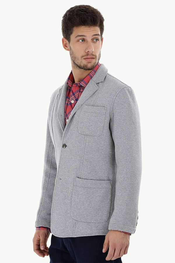 3 Button Fleece Blazer