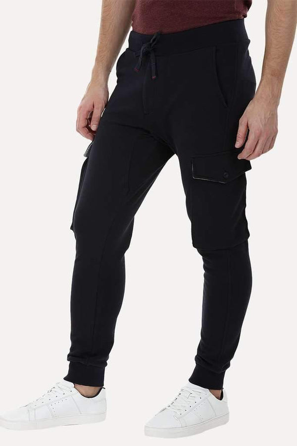 Knitted Cargo Cuff Jogger Sweatpants