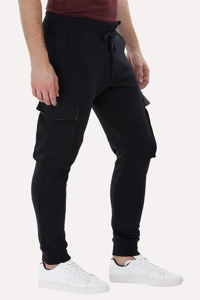 Knitted Cargo Cuff Jogger Sweatpants