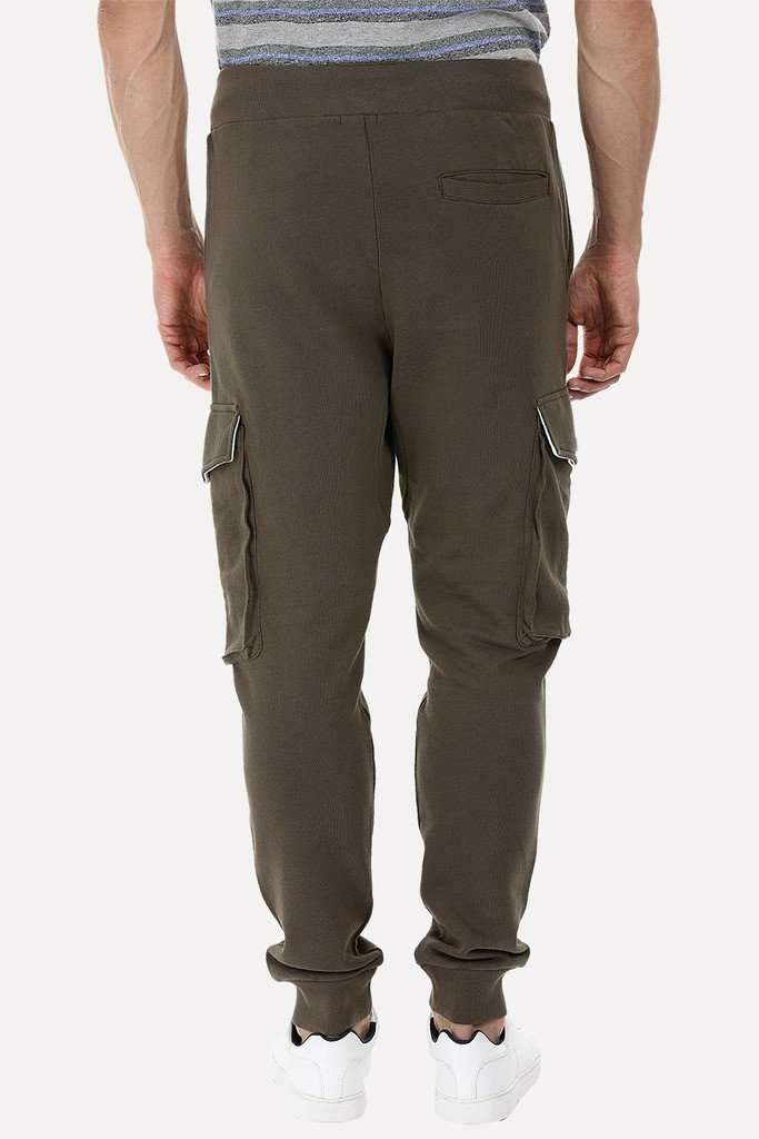 Knitted Cargo Cuff Jogger Sweatpants
