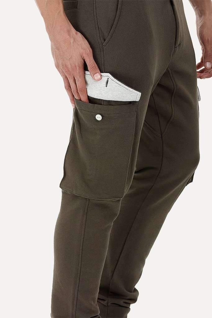Knitted Cargo Cuff Jogger Sweatpants