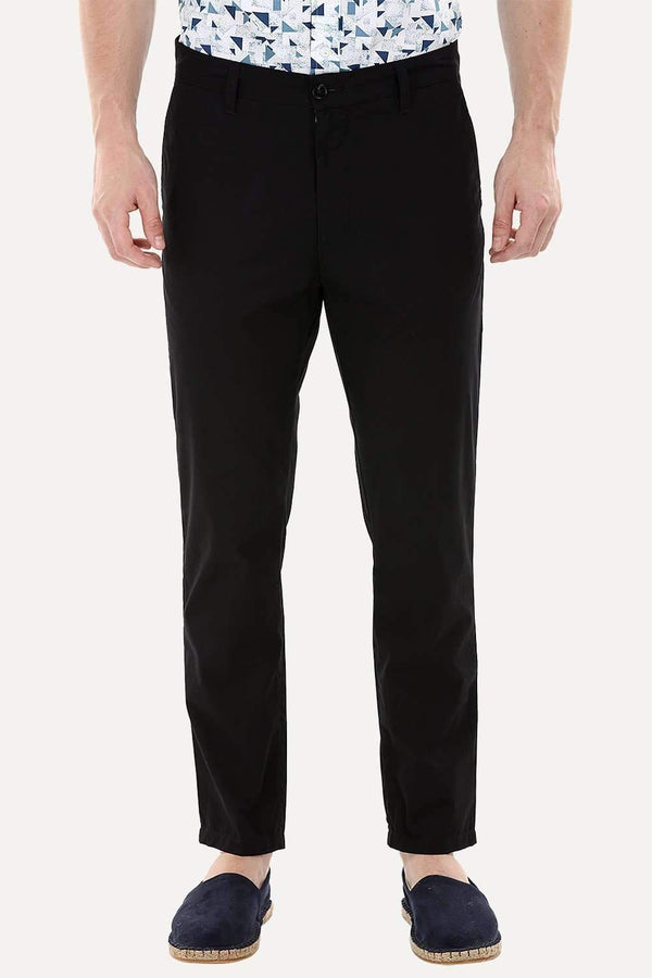 Black Lightweight Chino Pants