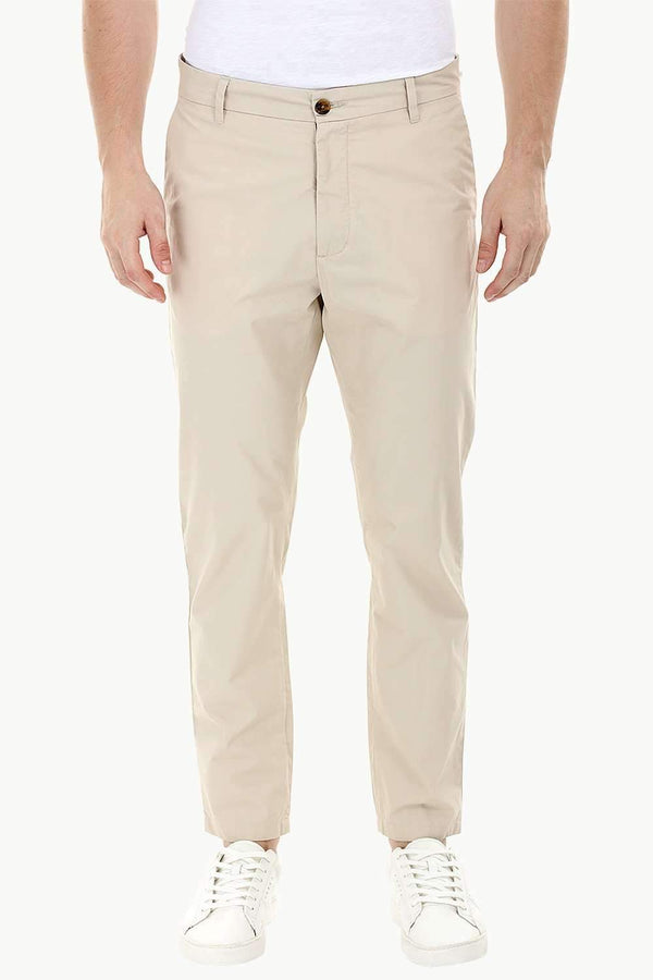 Beige Lightweight Chino Pants