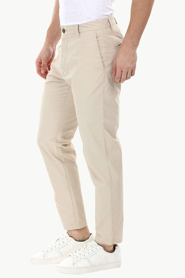 Beige Lightweight Chino Pants