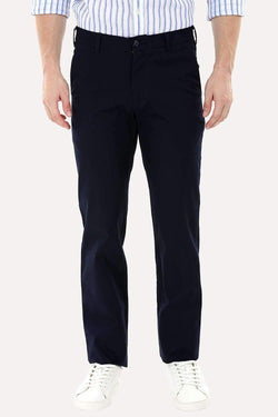 Navy Standard Fit Chino Pants