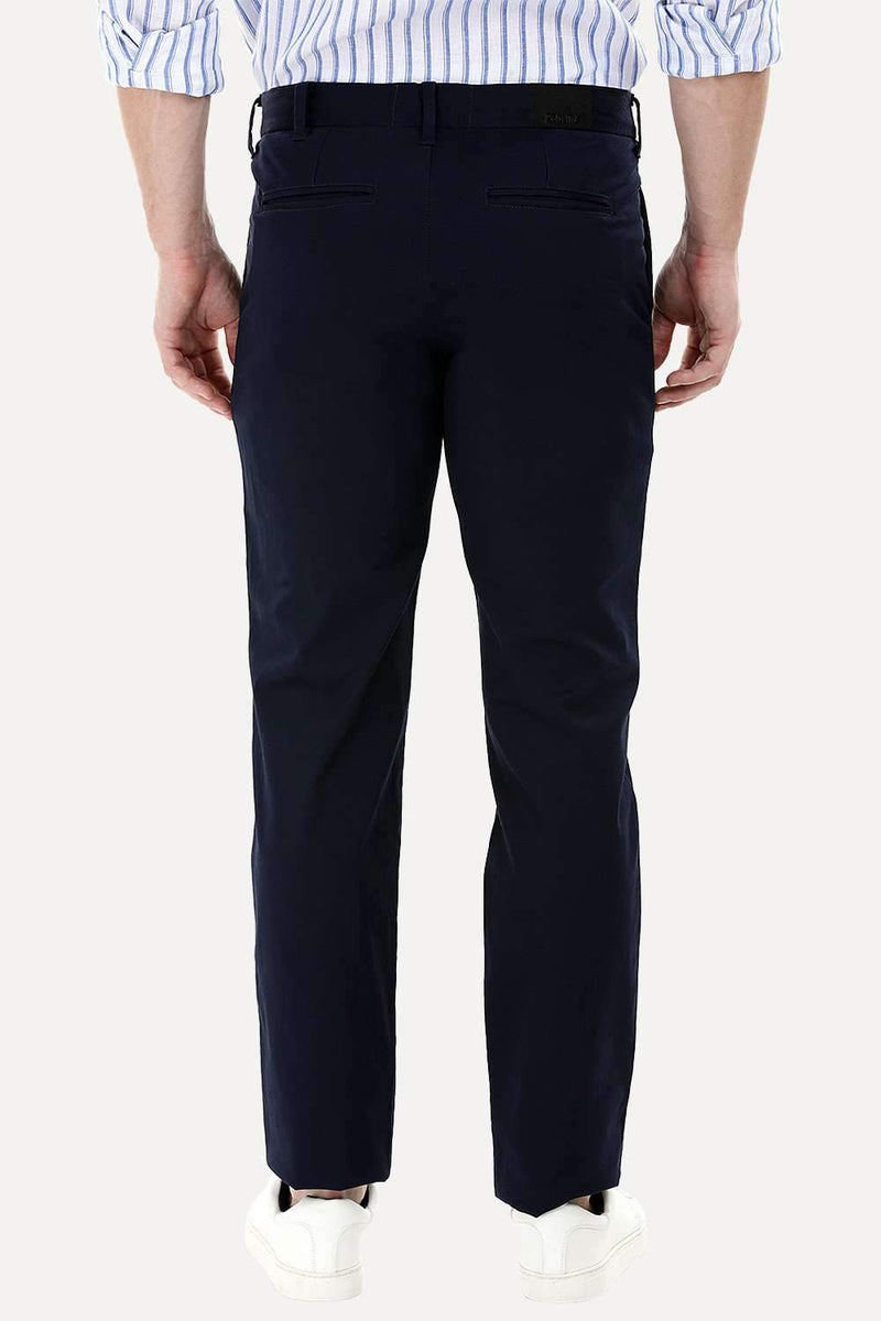 Navy Standard Fit Chino Pants