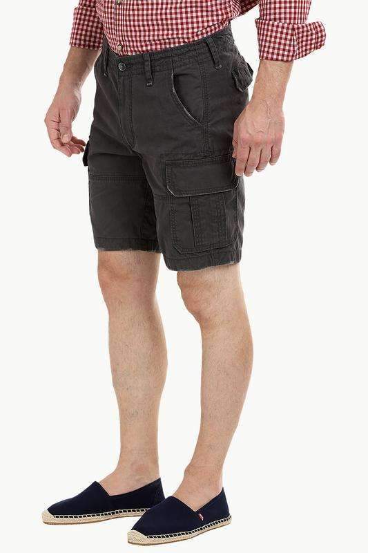 Shadow Grey Rugged Cargo Shorts