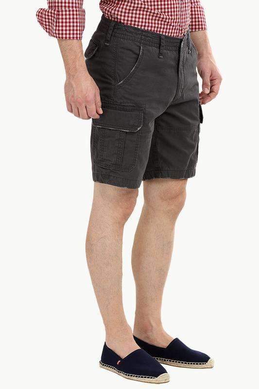 Shadow Grey Rugged Cargo Shorts