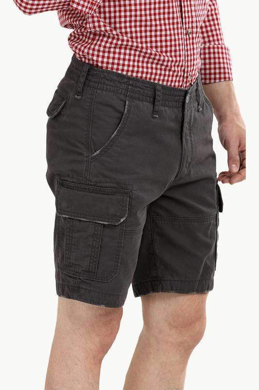 Shadow Grey Rugged Cargo Shorts