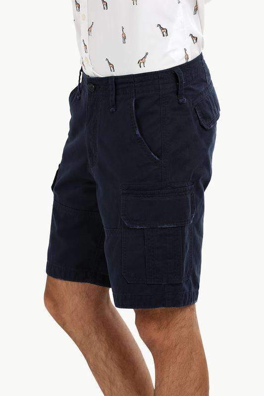 Navy Rugged Cargo Shorts