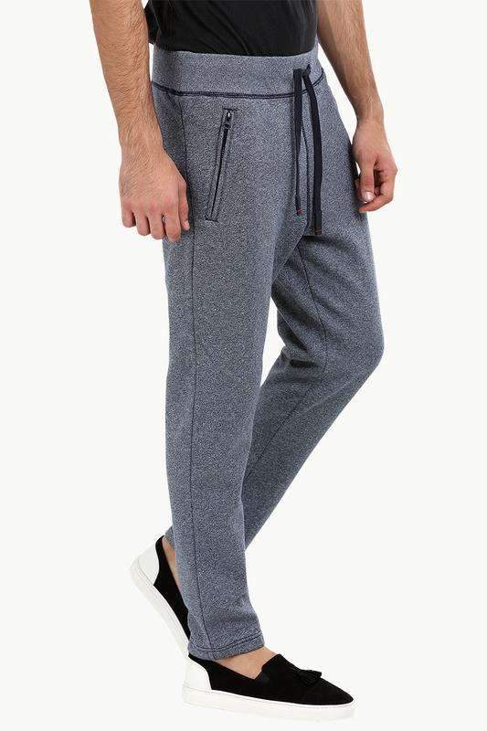 Heather Blue Pull On Sweatpants